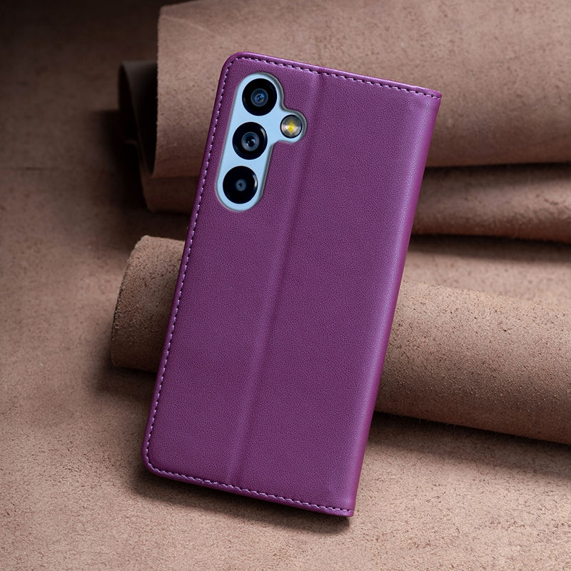 Thumbnail: Wallet Magnetic Flip Leather Case For Samsung Galaxy S24 Ultra S23 Plus S22 S21 
