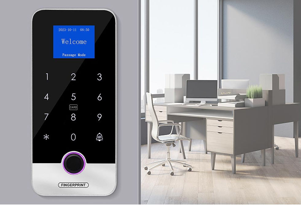 Thumbnail: Bluetooth Tuya APP Smart Fingerprint RFID Access Control Keypad Touch IP65 Water