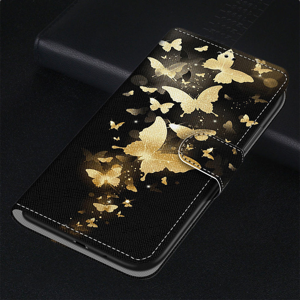 Thumbnail: Cute Floral Wolf Tiger Cat Kids Holster Case For Apple iPhone 6 6S 7 8 13 12 Min