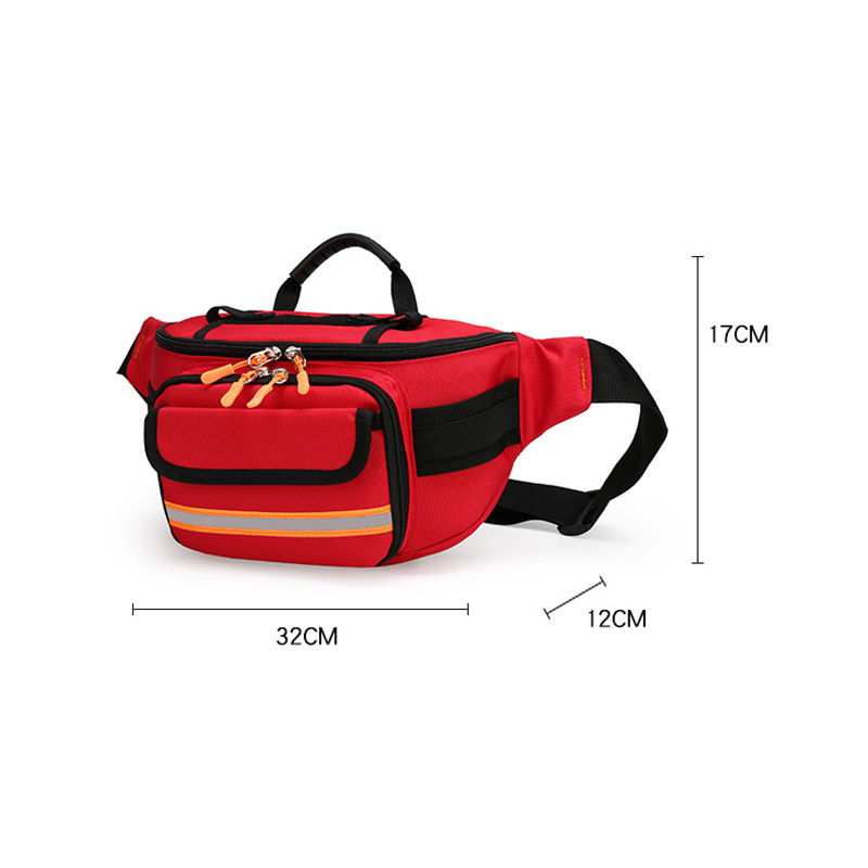 Thumbnail: Empty Rescue Waist Bag First Aid Bag For Camping Travel Medical Storage Medical 