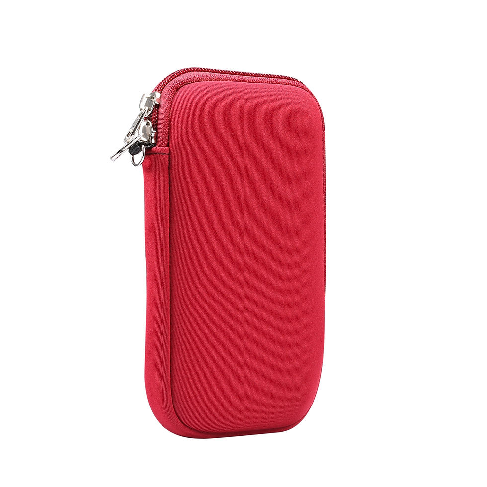 Thumbnail: Universal Neoprene Mobile Phone Bag Case With Shoulder Strap For iPhone Samsung 