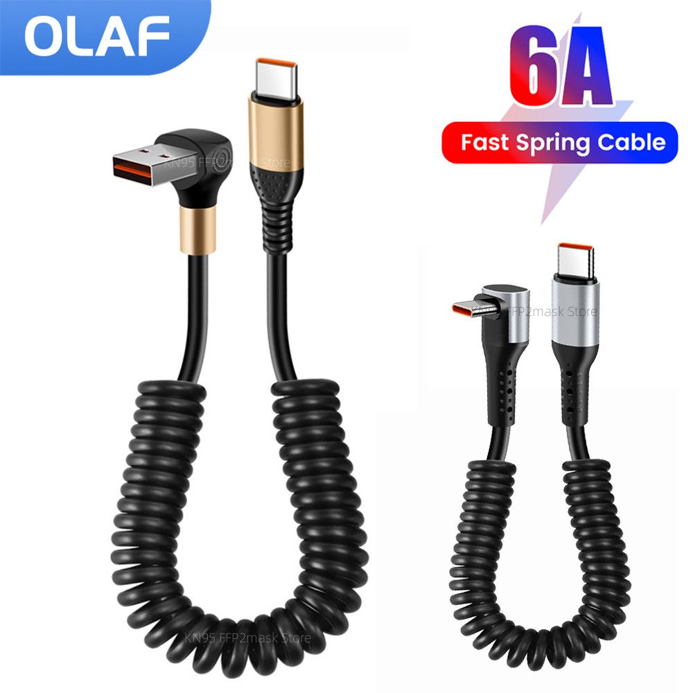 Olaf Spring USB Type C Cable Fast Charging USB C Charger Cord For Samsung Xiaomi