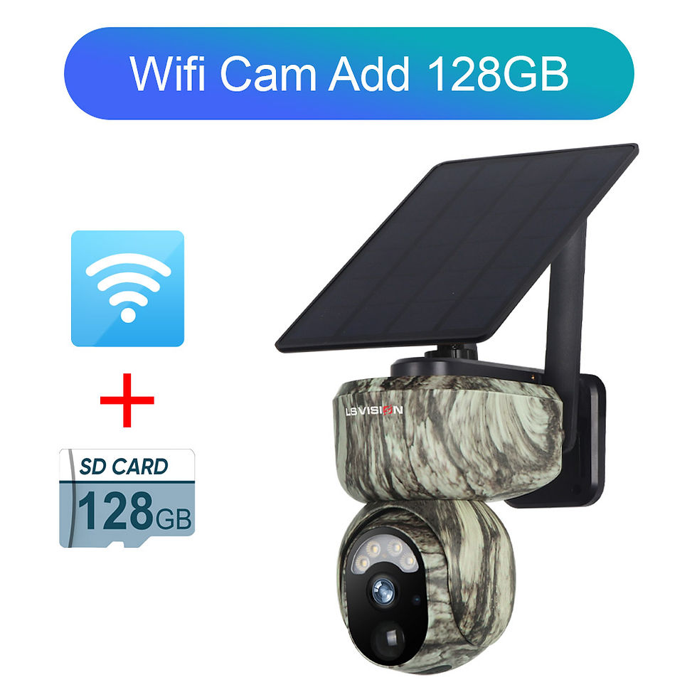 Thumbnail: LS VISION 4MP Solar Security Camera Wireless Outdoor 4G/WiFi Human/Animal Detect