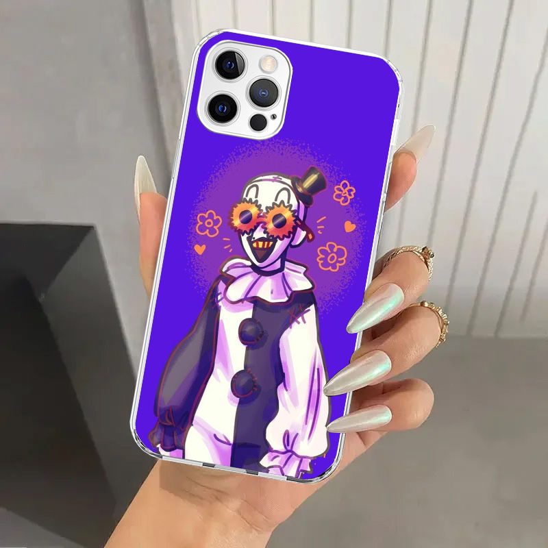 Thumbnail: Horror Movie Terrifier Phone Case for Iphone 16 15 14 13 12 Mini 11 Pro Max X XS