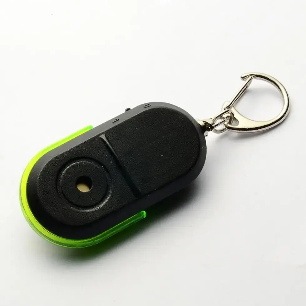 Thumbnail: Anti-Lost Alarm Key Finder Locator Keychain Device Whistle Sound Finder LED Ligh