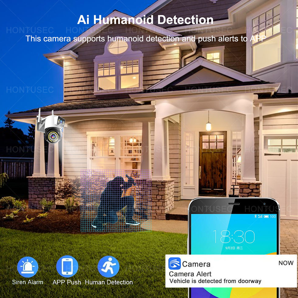 Miniatura: 2K 4MP YOOSEE IP Camera Dual Lens PTZ Wifi Camera Dual Screen AI Human Auto Trac