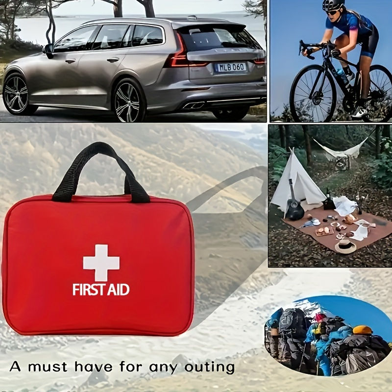 Thumbnail: 59/186/245PCS Deluxe First Aid Kit With Portable Bag - Ideal For Hunting, Hiking