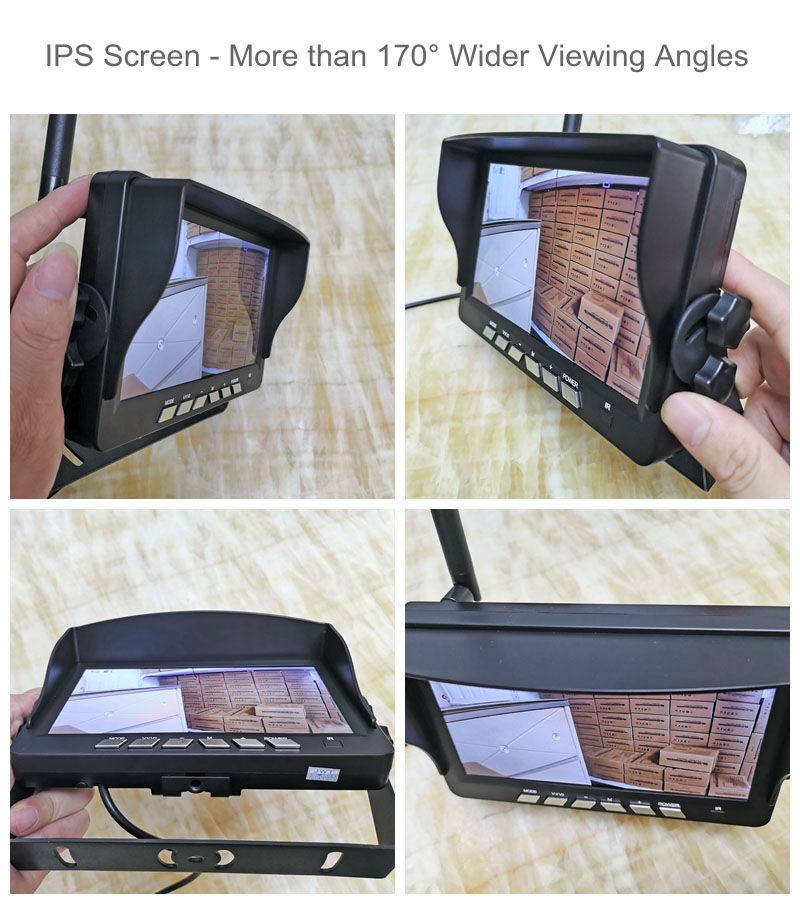 Thumbnail: DIYSECUR Wireless 7" AHD IPS DVR Monitor 720P High Definition Night Vision Rever