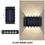 Thumbnail: 10LED Solar Wall Lights Outdoor Waterproof Solar Powered Security LED Light For 