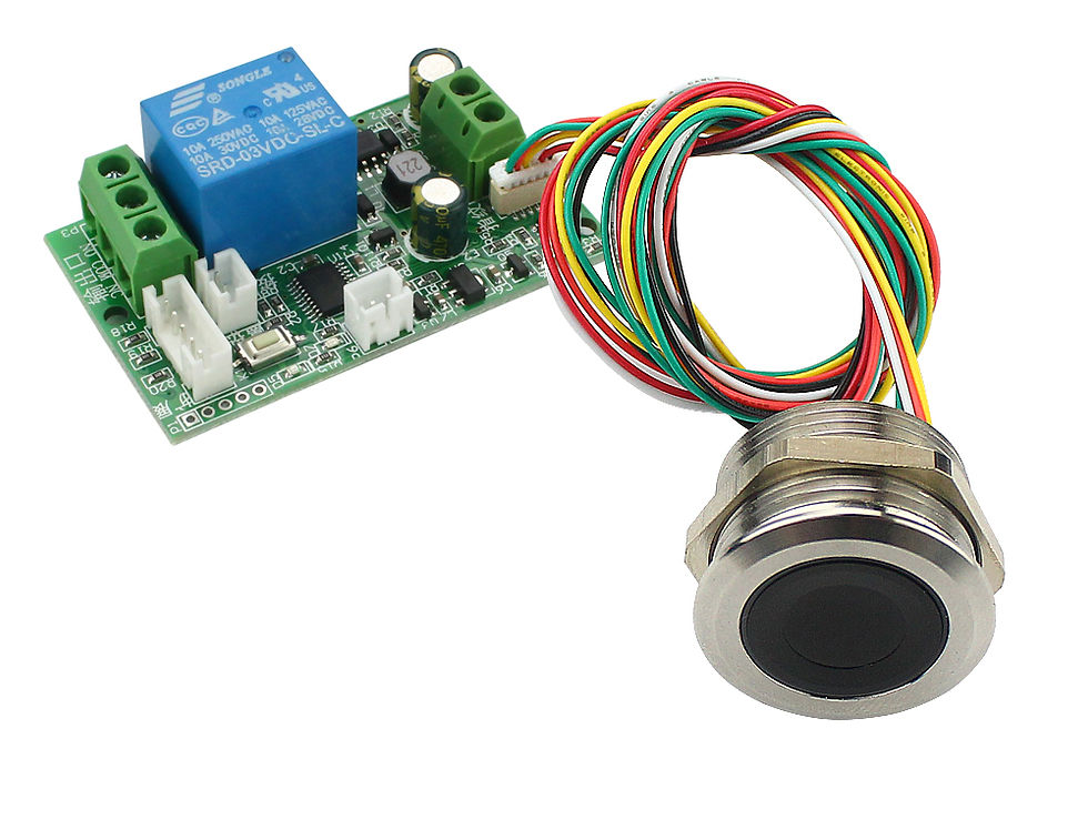 Thumbnail: DC12V fingerprint access control system control board DC24V electronic door lock