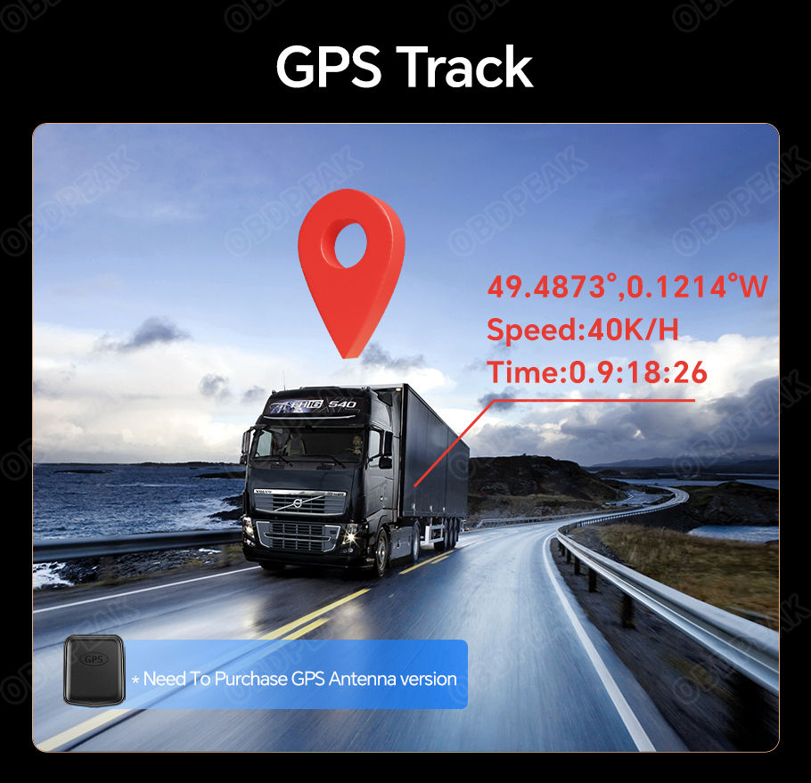 Miniatura: OBDPEAK K1 11.26 “ Carplay Android Auto 3 Cameras 2.5k+1080P+1080P Rearview Mi