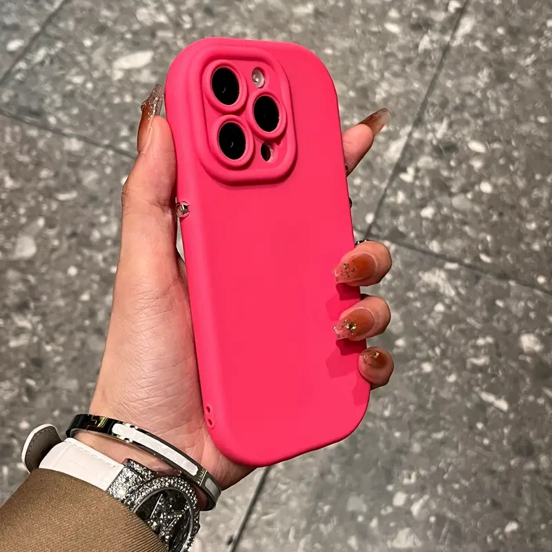Thumbnail: Luxury Soft Silicone Shockproof Bumper Case for iPhone 15 14 Plus 13 12 11 Pro X
