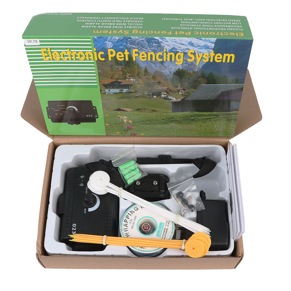 Miniatura: Pet Accessories Waterproof Electronic Pet Fence System Containment Sound Shocked