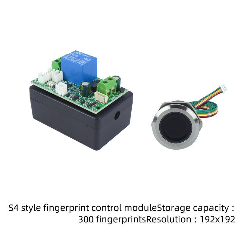 Thumbnail: The V2 fingerprint relay identification control module DC7V-30V has multiple adj