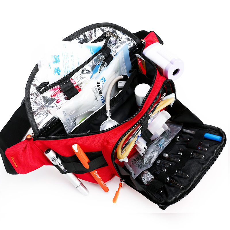 Thumbnail: Empty Rescue Waist Bag First Aid Bag For Camping Travel Medical Storage Medical 