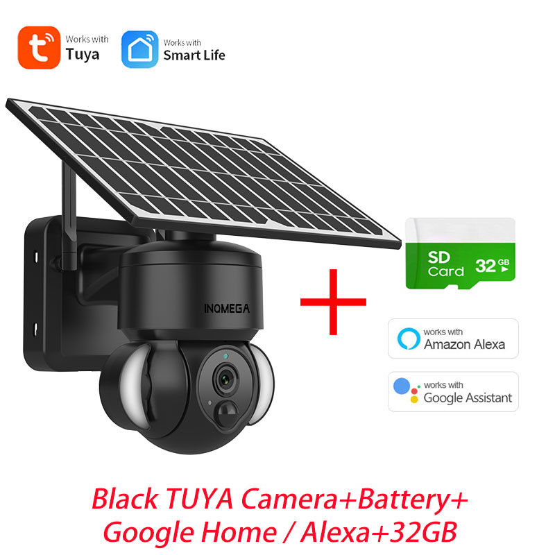 Miniatura: INQMEGA 3MP TUYA Solar Surveillance Camera Wireless Outdoor Camera Solar Panel w