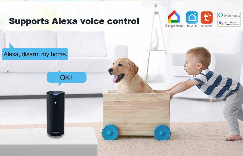 Thumbnail: WIFI GSM GPRS Wireless 433MHz Home Burglar Alarm System Support Smoke Detector I