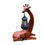 Thumbnail: Solar Outdoor Garden Statue Decorative Giraffe Figurines With Solar Lantern Crea