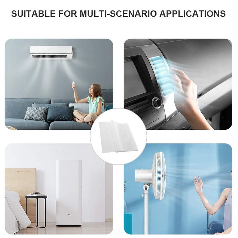 Miniatura: 4Pcs 28inch x 12inch Electrostatic Filter Cotton,HEPA Filtering Net PM2.5 for Ph
