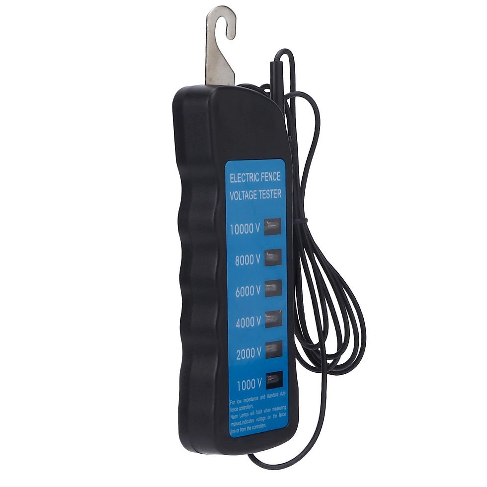 Miniatura: Waterproof Electric Fence Voltage Tester Meter 8000/10000/12000V Farm Tool with 