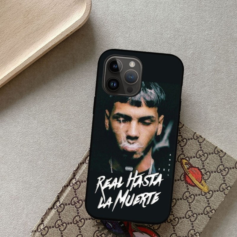 Thumbnail: A-Anuel AA Rappers  Phone Case For iPhone 15 14 13 12 11 X XR XS XSMAX 8 7 Plus 