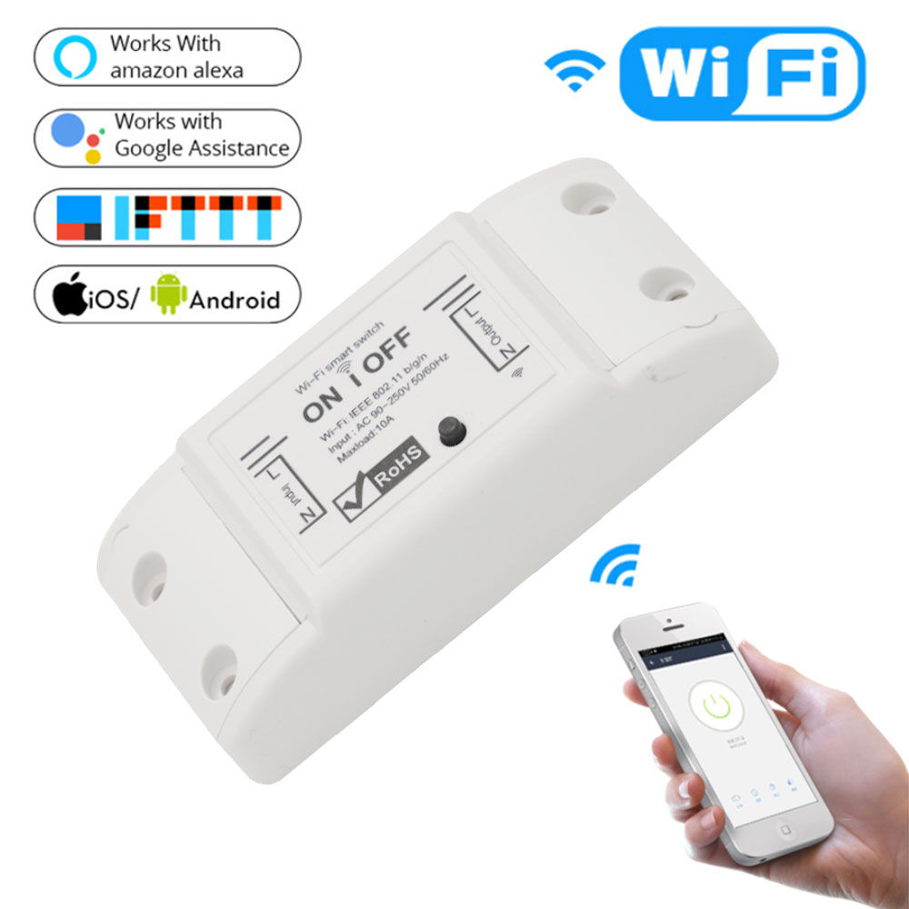 Smart Wifi Switch 220V Tuya Smart Home Light Sensor Switch Automatic Auto On Off