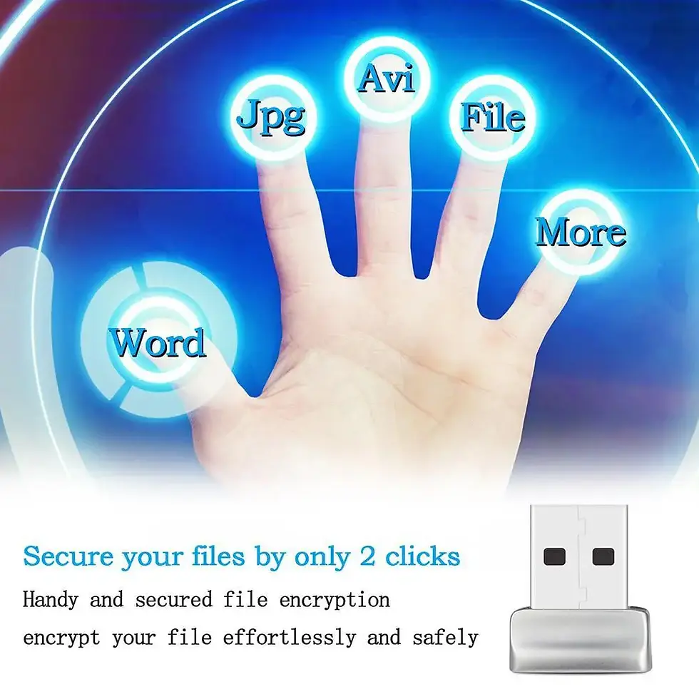 Thumbnail: Mini USB Fingerprint Reader PC Laptop Fingerprint Readers For Windows 10 Hello L