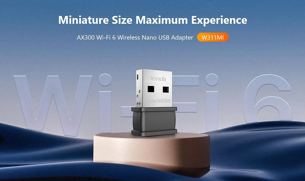 Thumbnail: Tenda PH3 Powerline Starter Kit AV1000 Ethernet Adapter Gigabit Port Plug & Play
