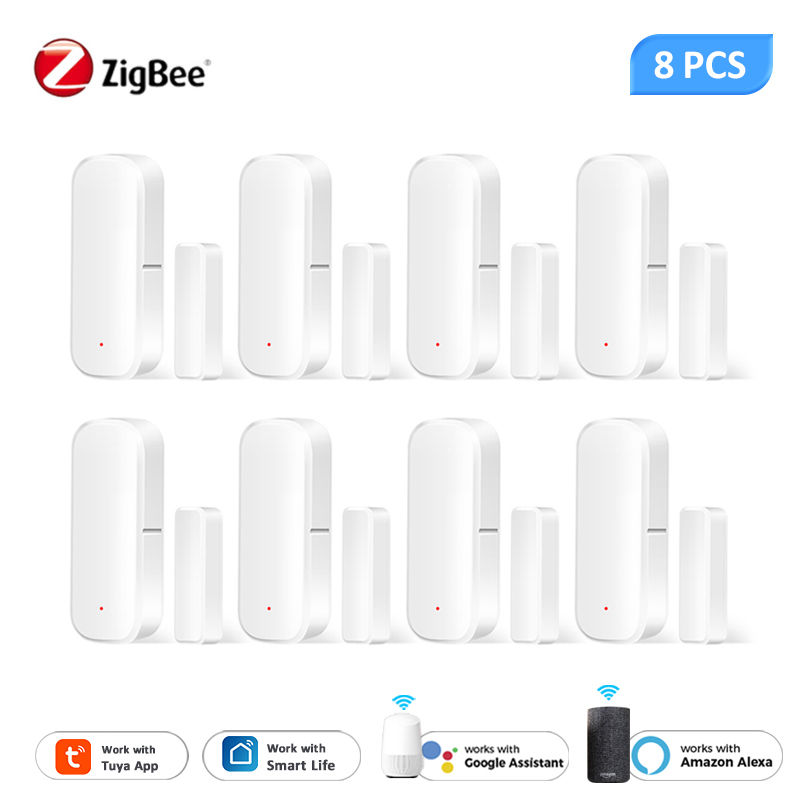 Thumbnail: Tuya Smart Door Sensor Door Open Closed Detectors Smart Home Security Protection