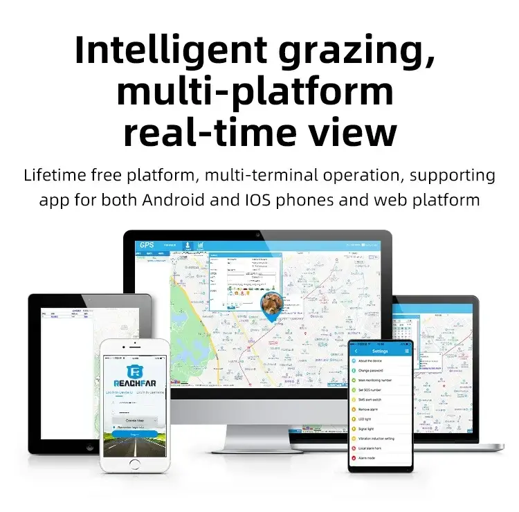 Thumbnail: New Solar Powed 4G Smart Tracker GPS Locator Waterproof WIFI Cattle Cow Sheep Ho