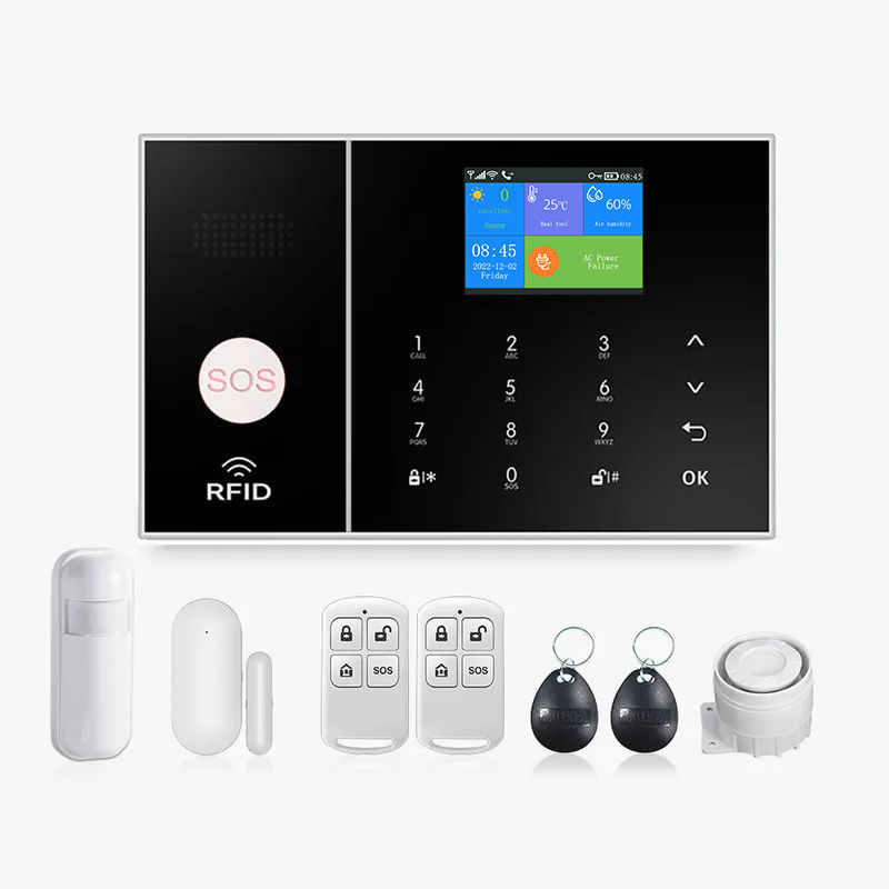 Thumbnail: YAOSHENG Tuya Wifi Gsm Security Alarm System Works With Alexa Home Burglar Motio