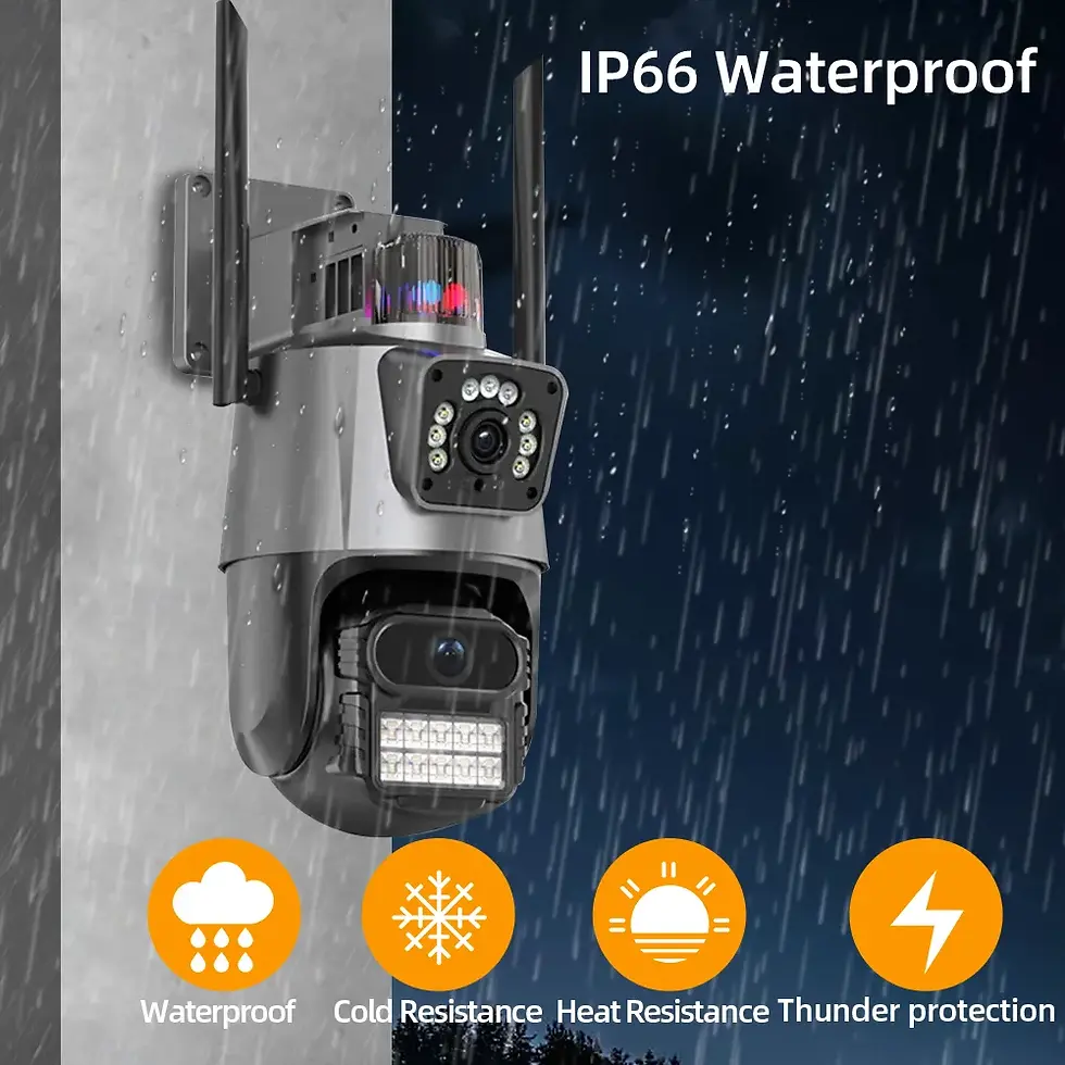 Miniatura: 8MP PTZ WiFi Camera Dual Lens Auto Tracking Ai Human Detection CCTV Video Outdoo