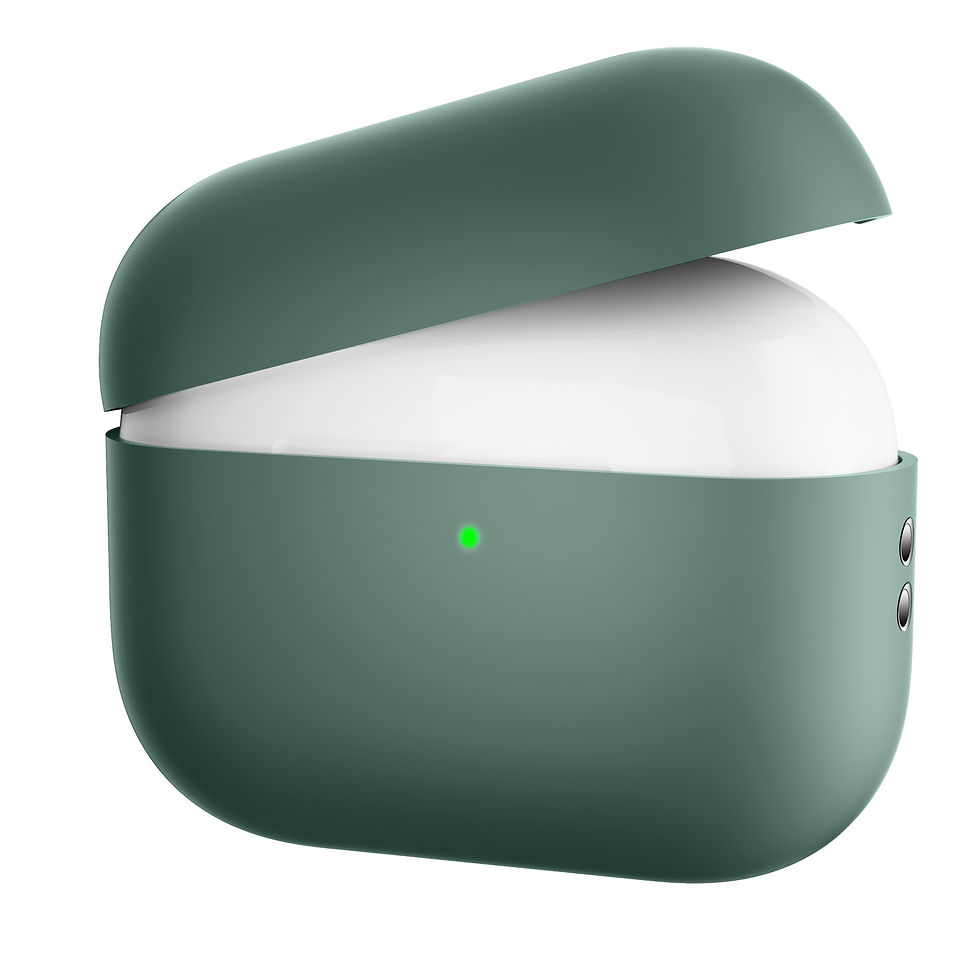 Thumbnail: 2024 New For Airpods 4 Case Silicone With Lanyard Plain Color Earphone Cover For