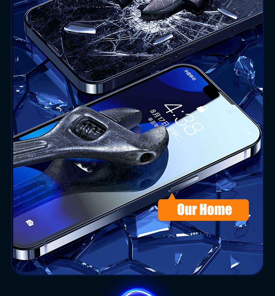 Miniatura: 4PCS Tempered Glass for iPhone 11 12 13 14 15 Pro XR X XS Max Screen Protector o