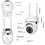 Miniatura: 5MP Wifi Wireless Security Monitor Cameras Color Night Vision Outdoor Waterproof