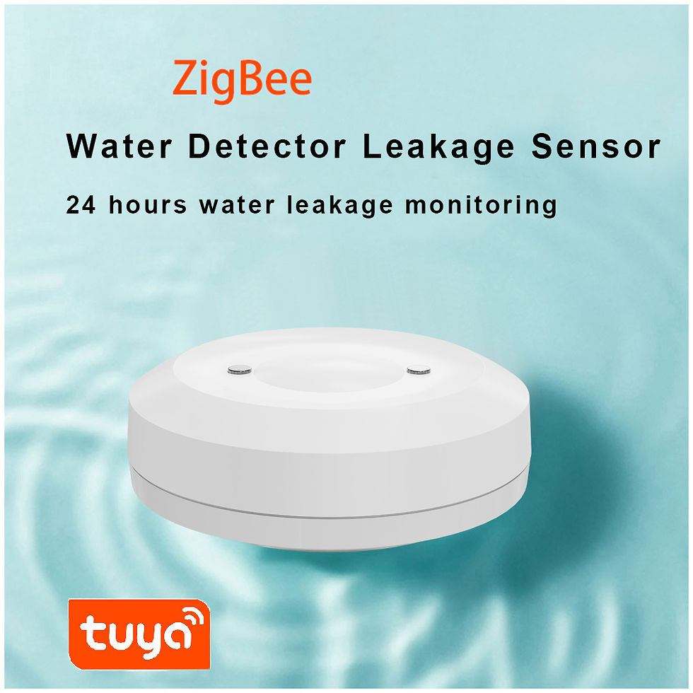Thumbnail: TUYA ZigBee Water Leak Detector Flood Sensor Water Tank Full Water Linkage Alarm