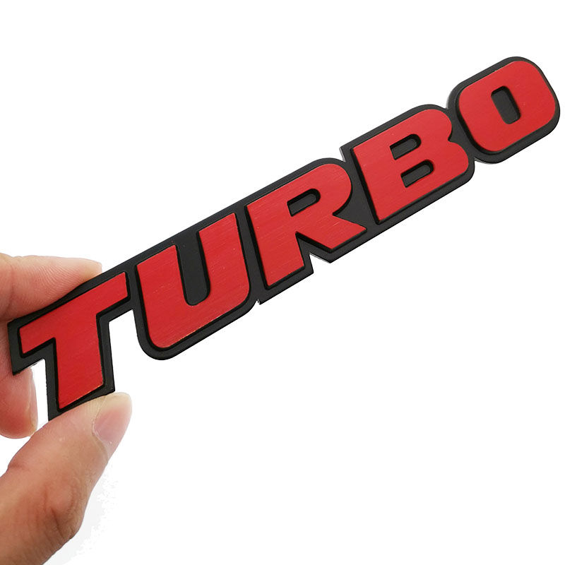 Thumbnail: 3D TURBO Emblem Sticker Body Rear Tailgate Badge For Ford Focus 2 3 ST RS Fiesta