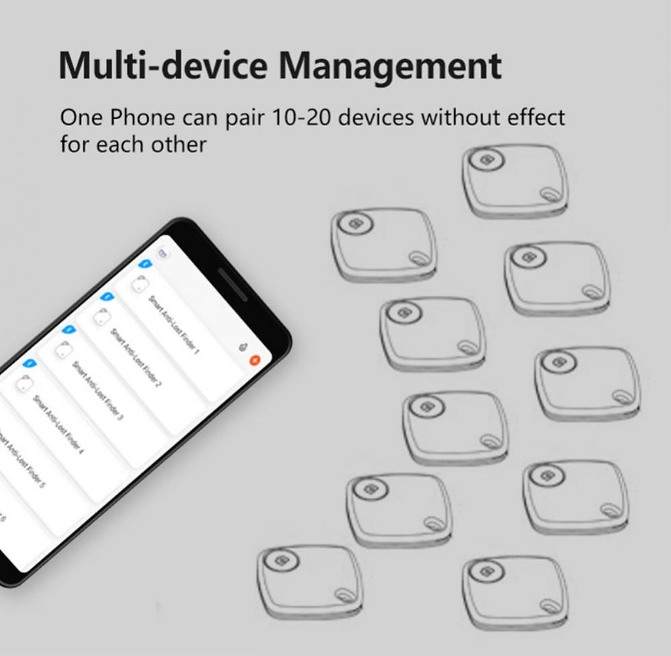 Thumbnail: Tuya Smart Tag Mini Tracker Wireless Bluetooth Anti-lost Alarm Key Bag Child Pet
