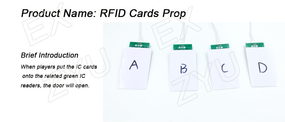 Thumbnail: RFID Card Prop real life escape room game place ID card on right card sensors  t