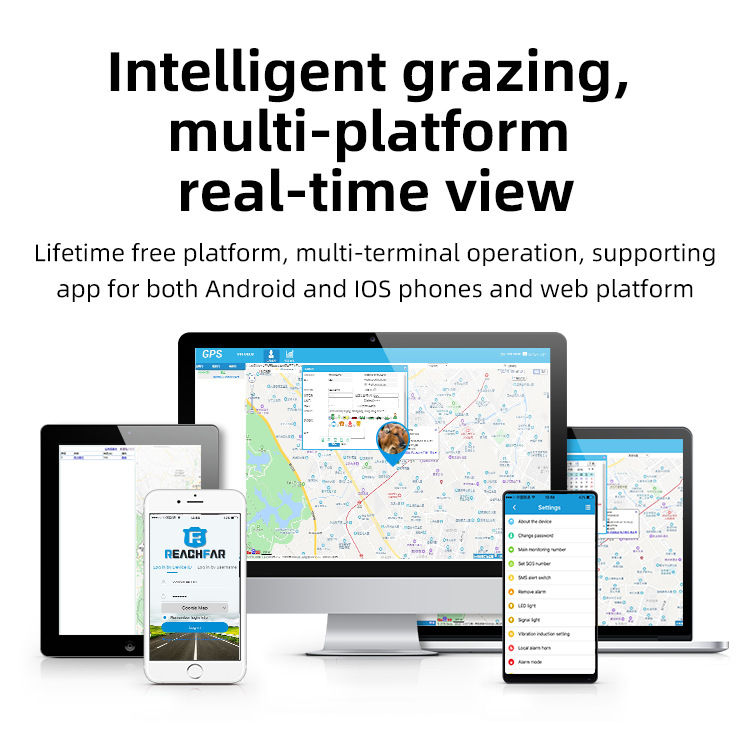 Thumbnail: New Solar Powed 4G Smart Tracker GPS Locator Waterproof WIFI Cattle Cow Sheep Ho