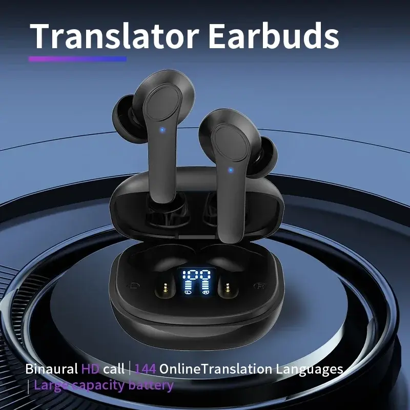 Miniatura: New Translation Headphones 144 Translanguages instant Translate Smart Voice Tran