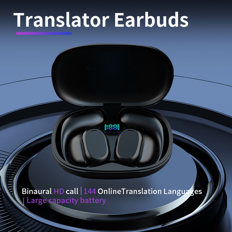 Miniatura: Language Translation Earbuds Online Support 144 Languages and Accents Translate 