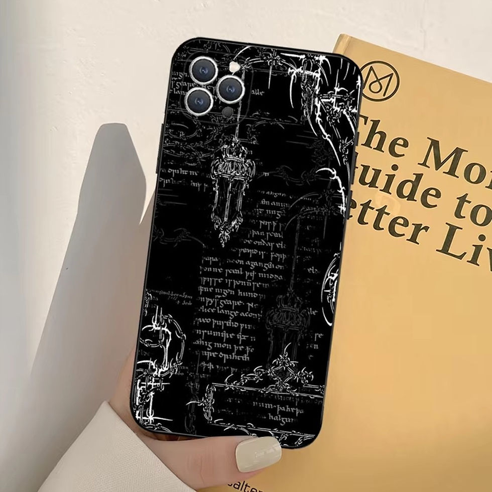 Thumbnail: Cyber Sigil Cross  Phone Case For iPhone 16,15,14,13,12,11,Pro,X,XS,Max,XR,Plus,