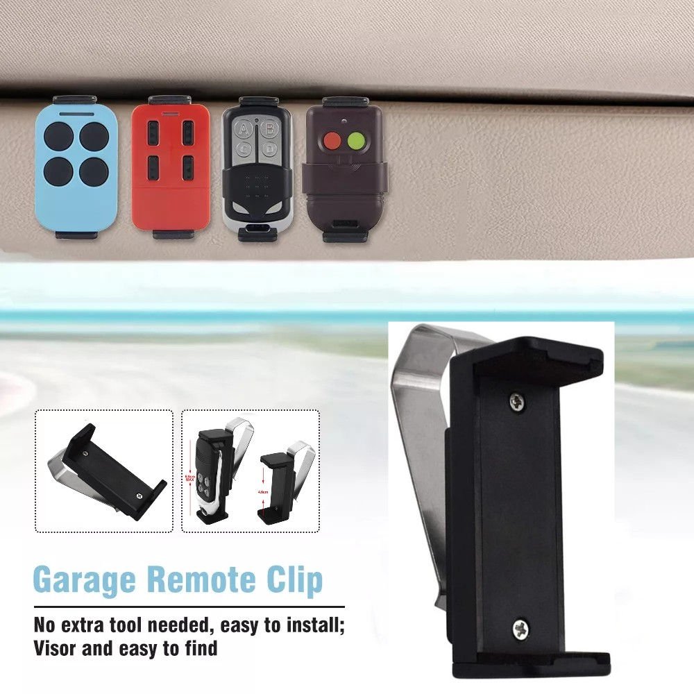 Car Sun Visor Clip Holder Gate Remote 47-68mm for Garage Door Control Car Keycha