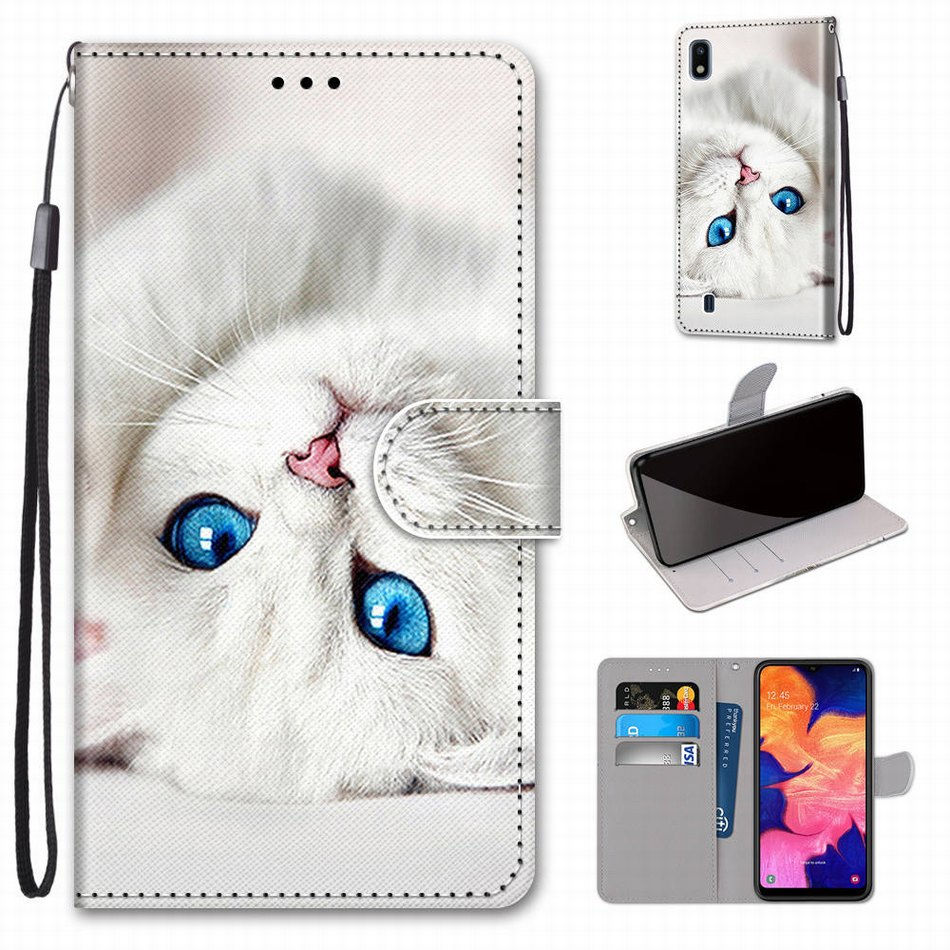 Thumbnail: Cute Floral Wolf Tiger Cat Kids Holster Case For Apple iPhone 6 6S 7 8 13 12 Min