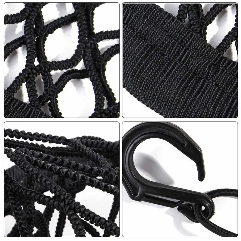 Thumbnail: 3 Layer Pet Dog Rear Seat Car Fence Isolation Protection Net Elastic Storage Sep