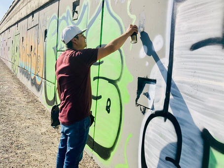 "El graffiti también tiene que ver con la suerte": Foter | VIDEO