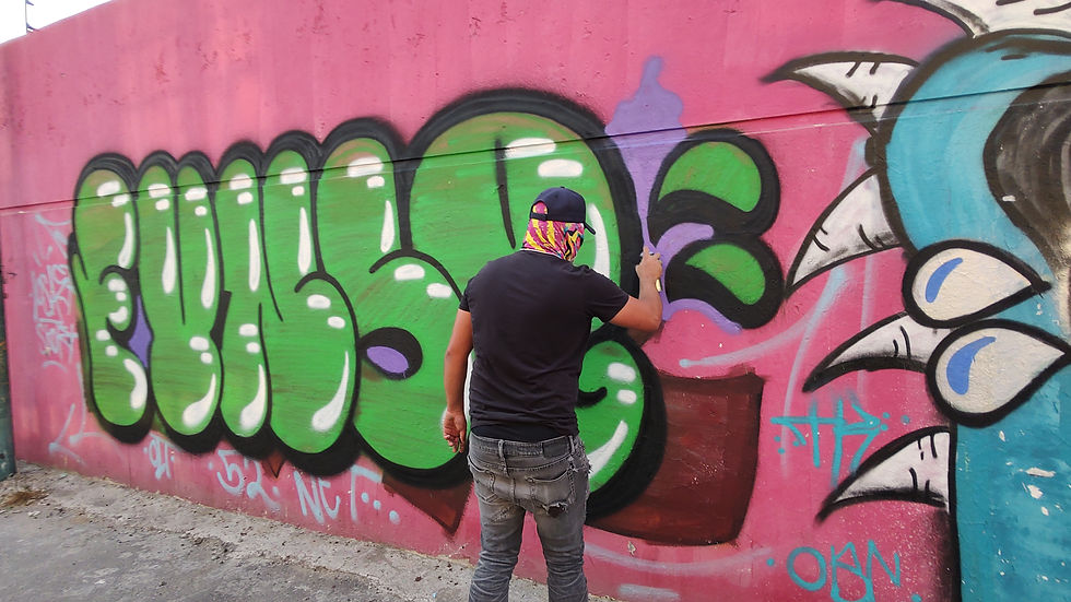 Funs, HCNK, graffiti, Graffiti ilegal, graffiti mexicano