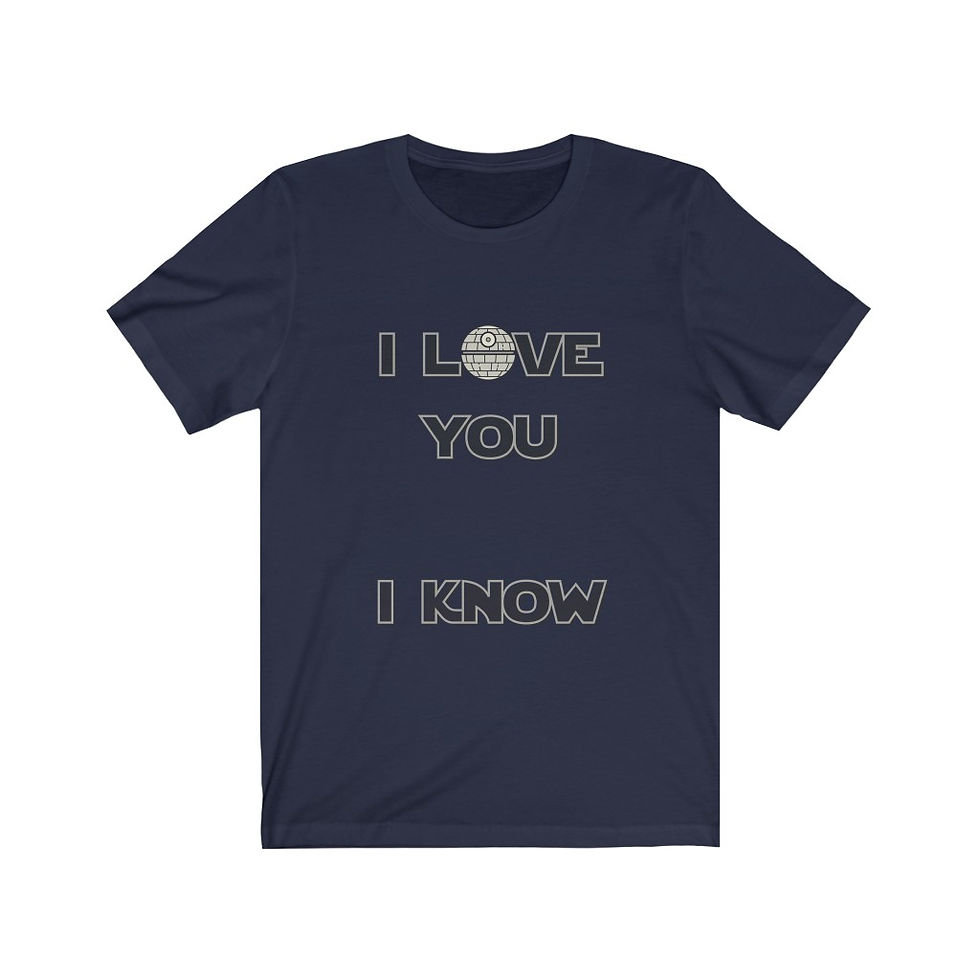 Thumbnail: I love you, I know (Star Wars) Unisex Jersey Short Sleeve Tee