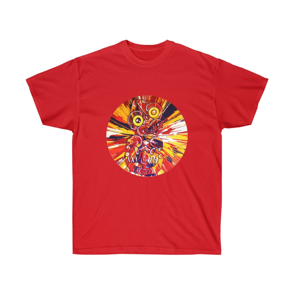 Red Yellow Blue Tiki Unisex Ultra Cotton Tee